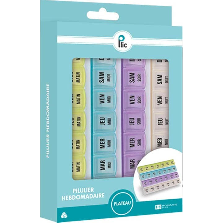 Plic Pastillero Semanal Bandeja TL Organizador 28 Comp 1 ud