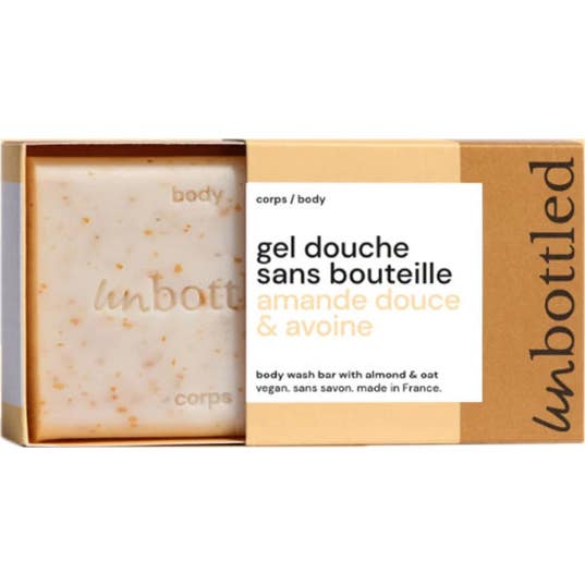 Unbottled Gel Douche Sans Bouteille Avoine & Amande Douce 35 g