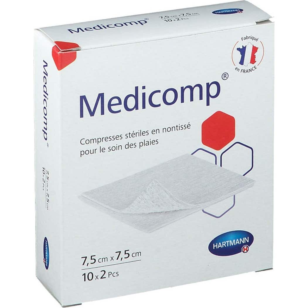 Medicomp Compresa Estéril No Tejido 7.5x7.5cm 2x25uds