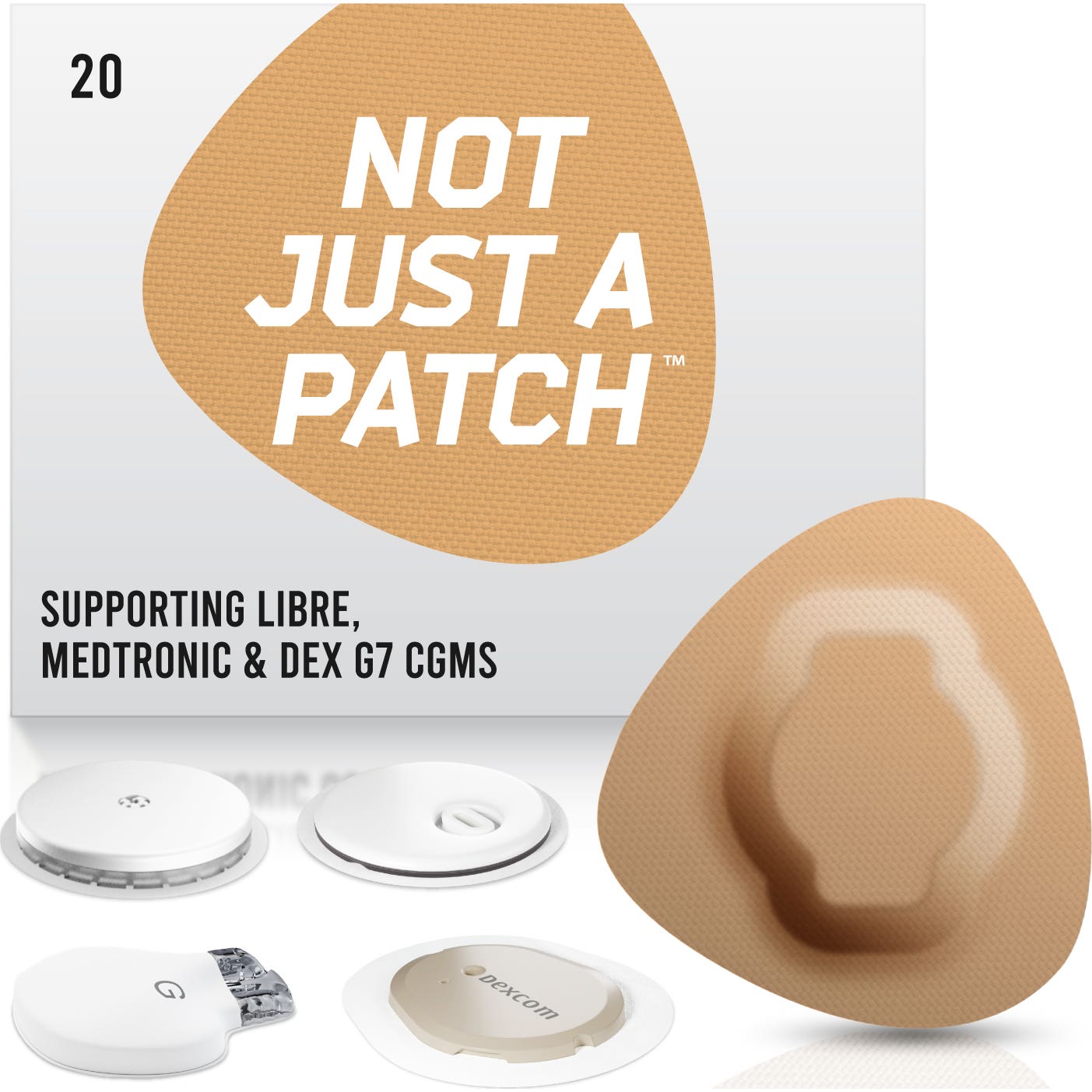 Not Just A Patch Parche Carne S 20uds