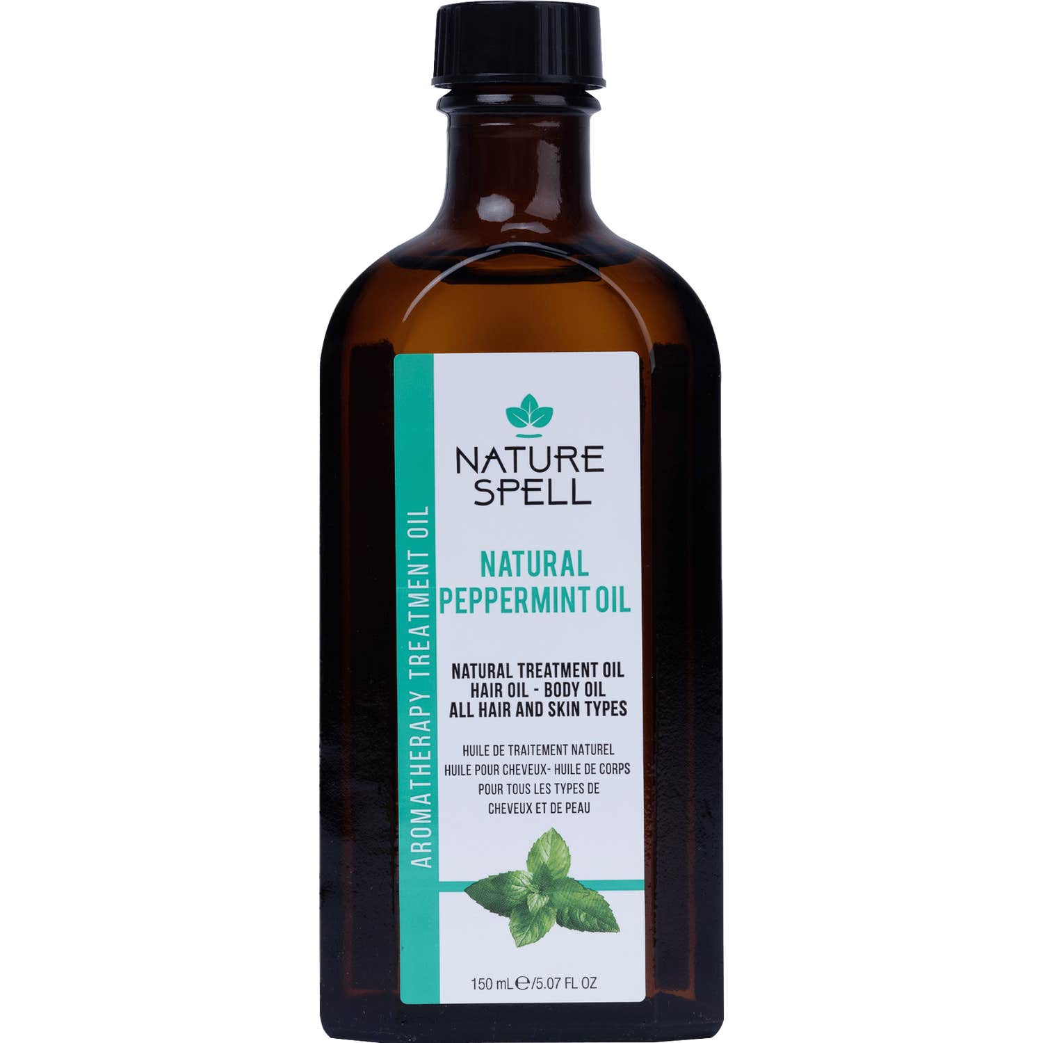 Nature Spell Aceite de Menta Tratamiento para Cabello y Cuerpo 150ml