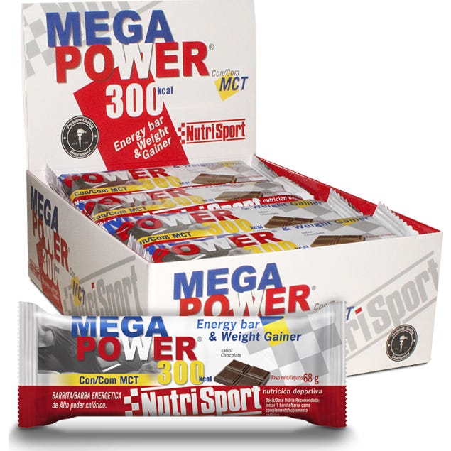 Nutrisport Megapower Bar Chocolate 12 Barritas
