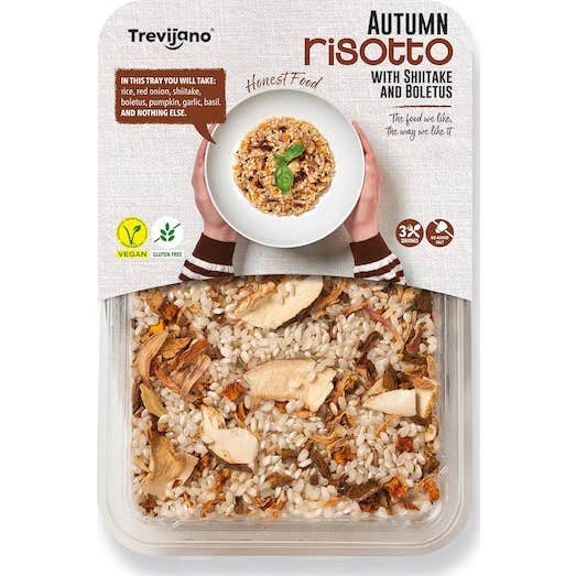 Trevijano Autumn Risotto Shiitake Boletus Sin Gluten 280 g