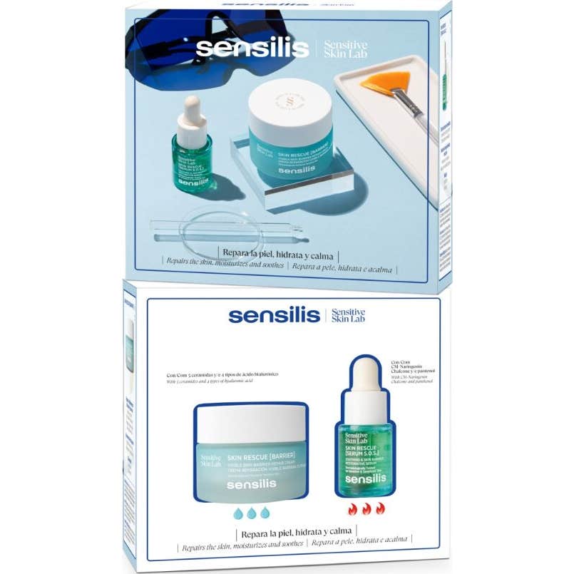 Sensilis Crema Pack Skin Rescue [Barrier] 50Ml + S.o.s Sérum 15Ml
