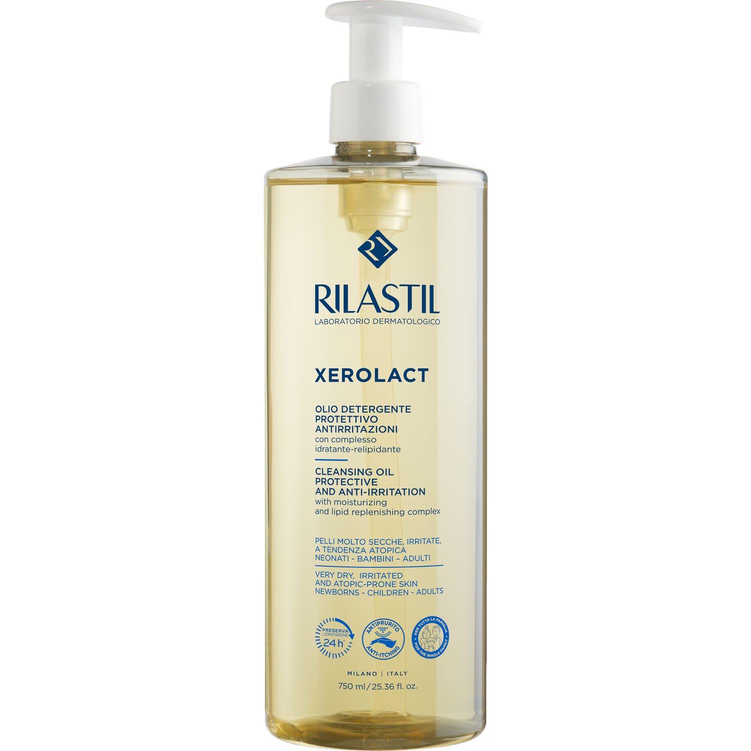 Rilastil Xerolact Aceite de Ducha Limpiador 750ml