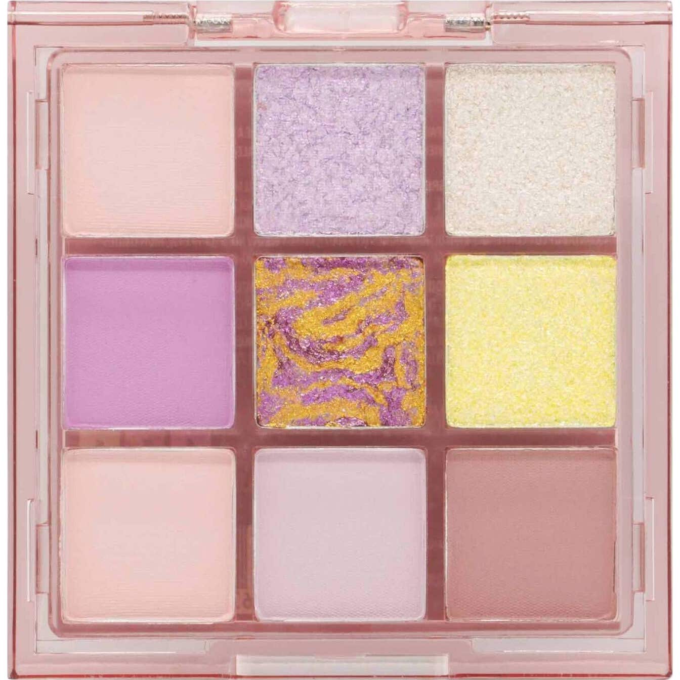 W7 Soft Hues Rose Quartz Pressed Pigment Palette 54g