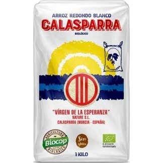 Calasparra Arroz Blanco Redondo Bio Envase Plástico 1kg