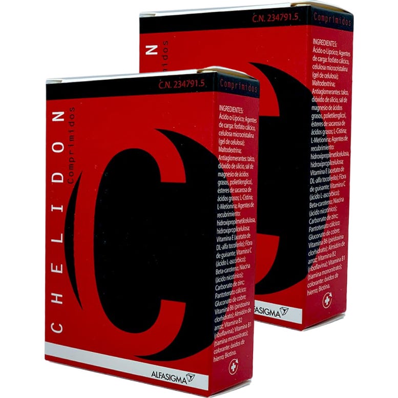 Alfasigma Chelidon 2x60 comprimidos