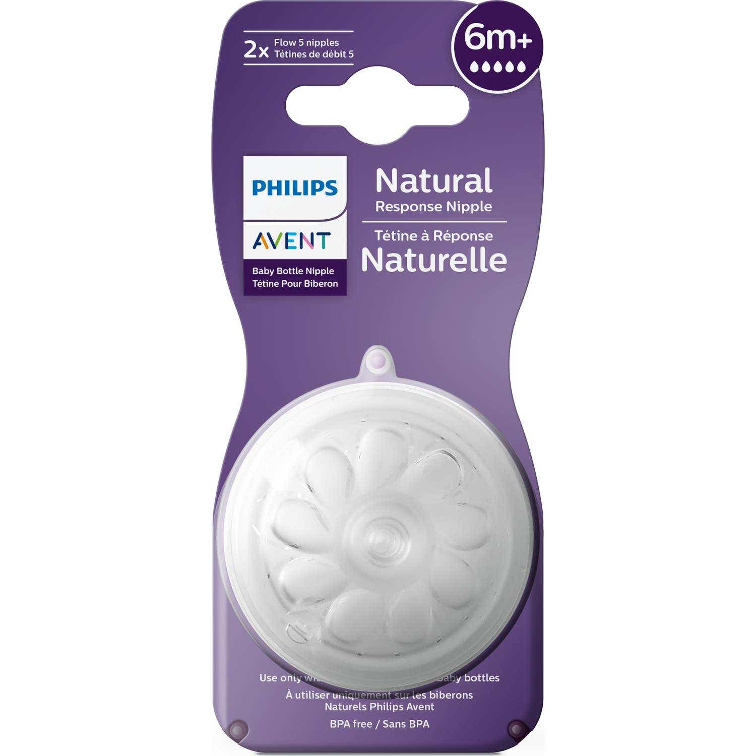 Philips Avent Tetina Natural Birth Response +6M T5 2uds
