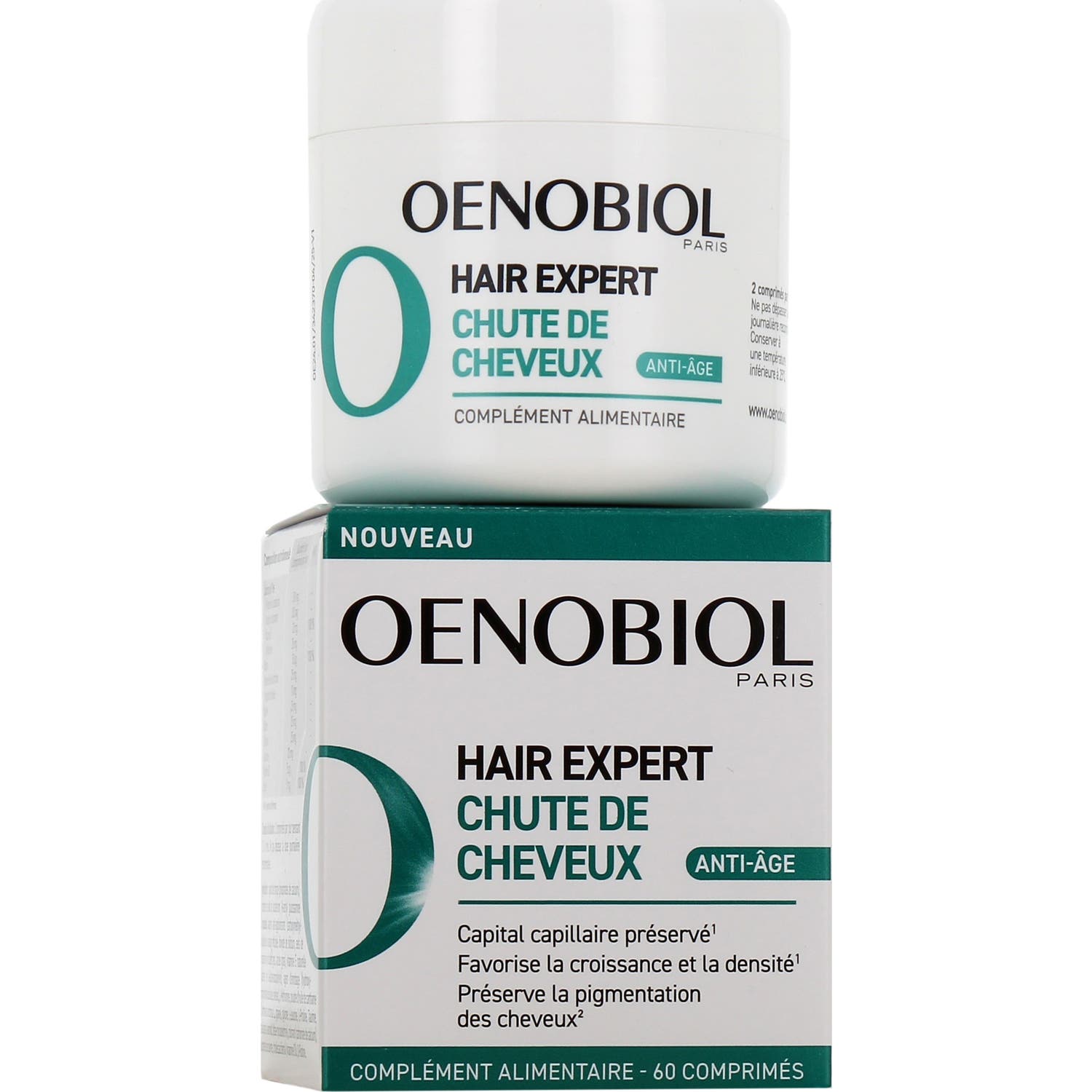 Oenobiol Hair Expert Caída del Cabello Antiedad 60comp