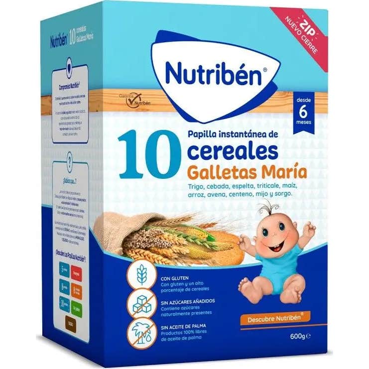 Nutriben 10 Cereales Galleta Maria 600g