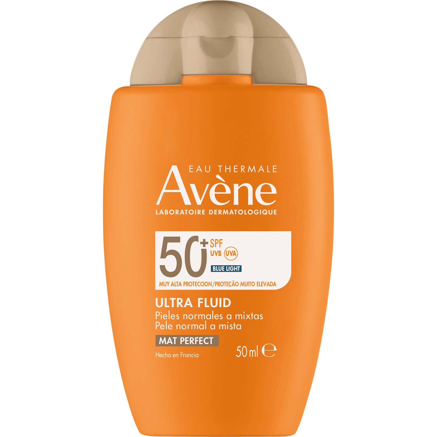 Avène Ultra Fluid Mat Perfect con Color Pieles Normales a Mixtas SPF50+ 50ml