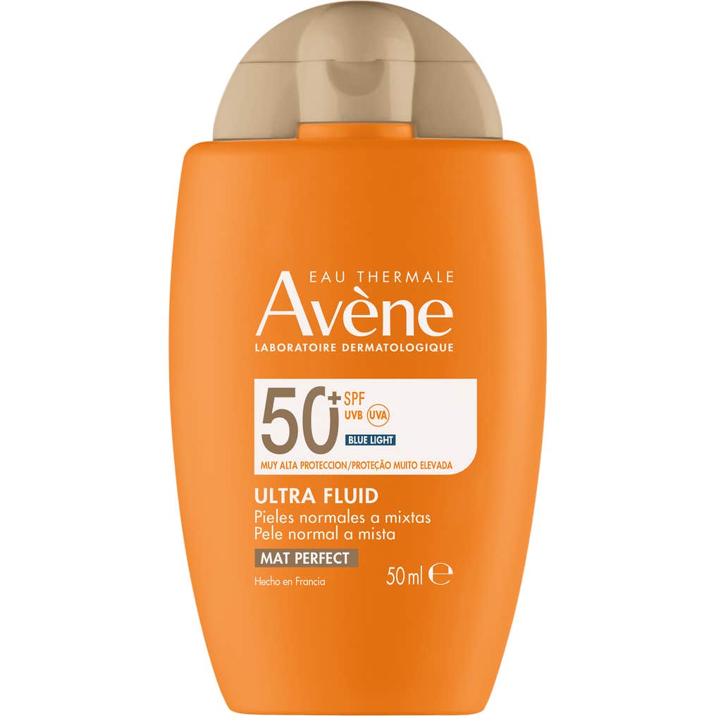 Avène Ultra Fluid Mat Perfect con Color Pieles Normales a Mixtas SPF50+ 50ml