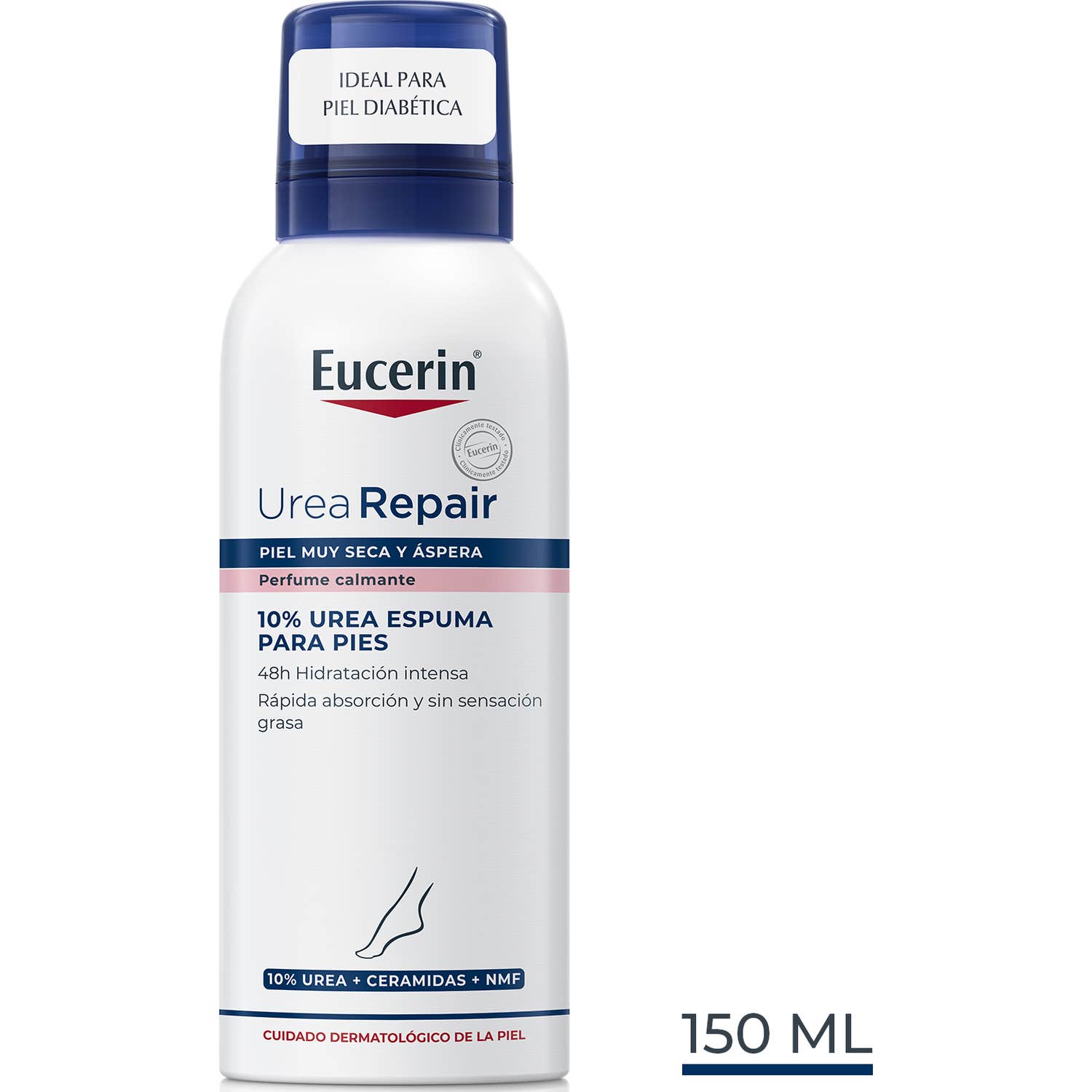 Eucerin UreaRepair Espuma para Pies 10% Urea 150ml