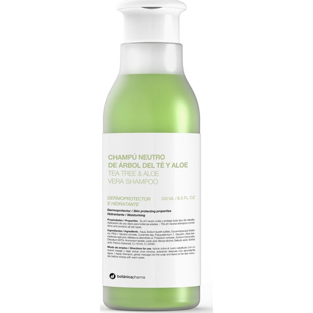 Botánicapharma Champú Neutro de Árbol Del Té y Aloe 250 ml