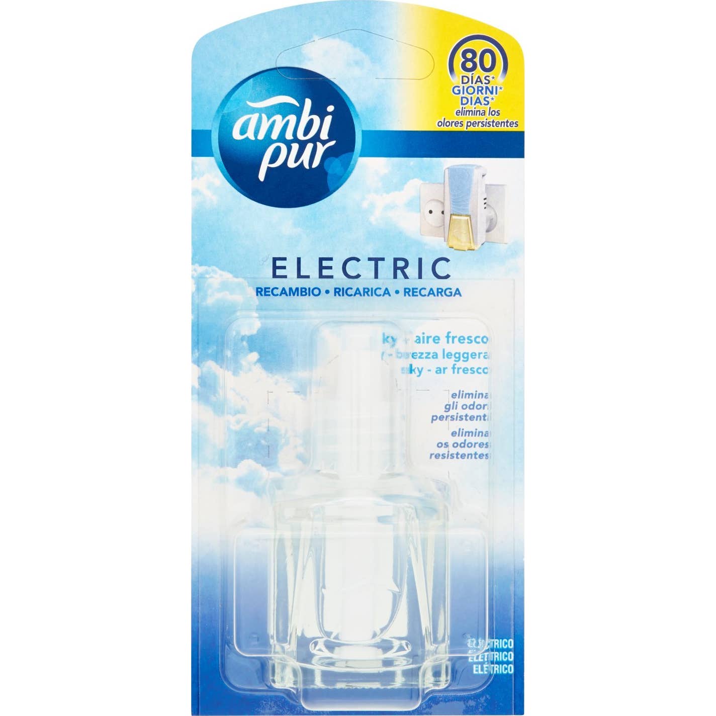 Ambi Pur Electrico Ambientador Recambio Sky 215ml