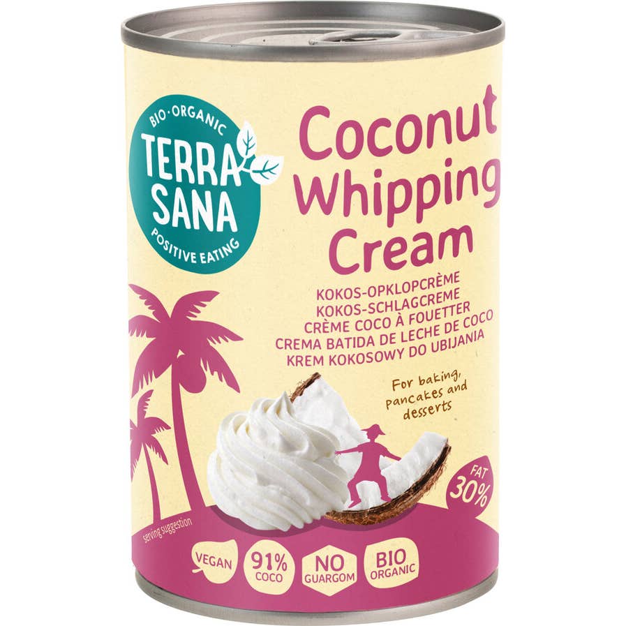 Terrasana Leche de Coco para Montar Bio 400 ml