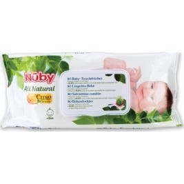 Toallitas Nuby Citroganix para el cambio 80 piezas