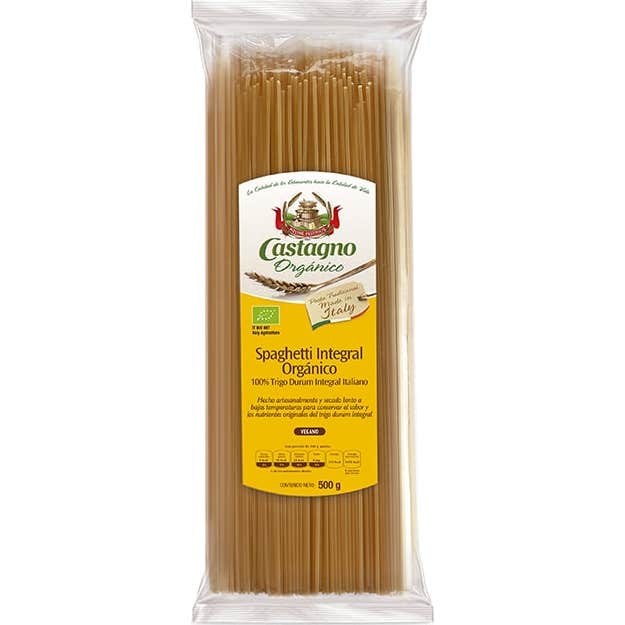Castagno Espagueti Trigo Integral Bio 500 g