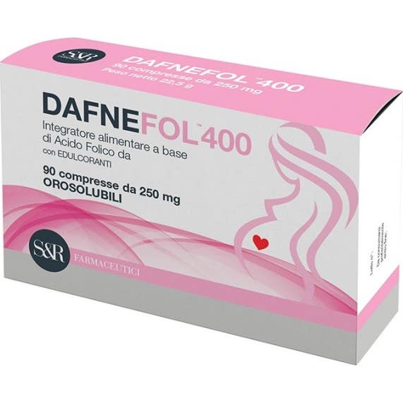 S&R Farmaceutici Spa Dafnefol 400 Complemento Embarazo 250 mg 90 comp