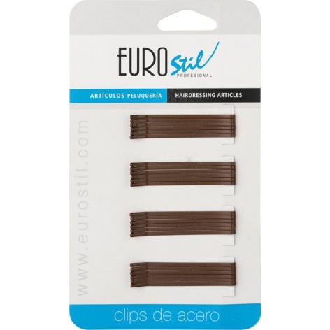 Eurostil Kit Clips Marrón Mate 50 mm 04484/69 24 uds