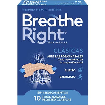 Breathe Right® Tiras Nasales Pequeñas 10uds