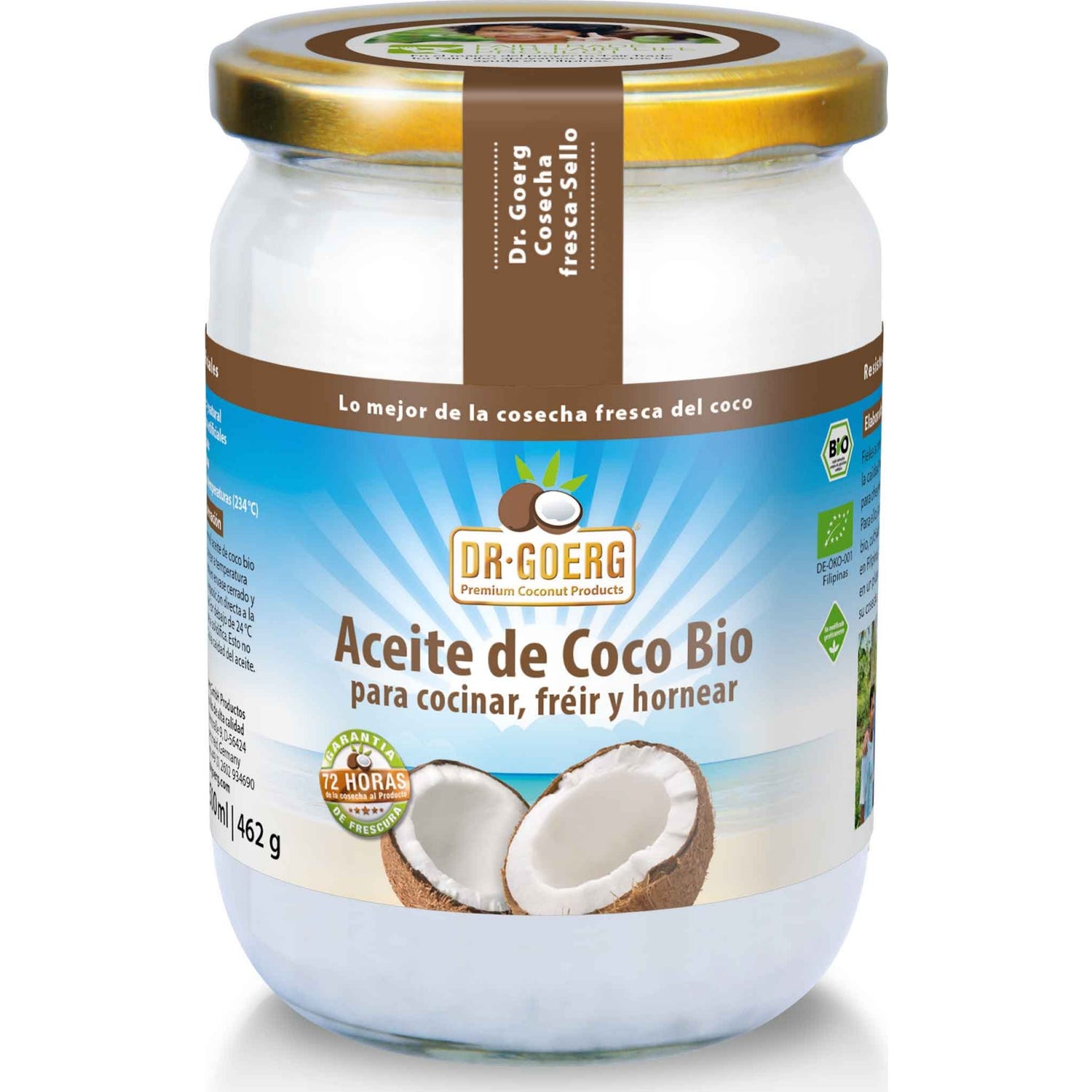 Dr-Goerg Aceite De Coco Para Cocinar Premium Bio 500ml