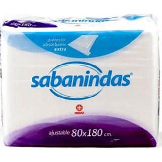 Sabanindas protector de cama absorbente extra 80x180 30 uds