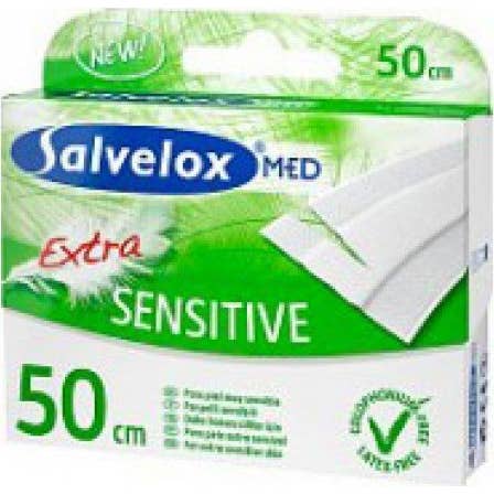 ADESIVO SENSÍVEL EXTRA SALVELOX MED 1 APOSITO 50 MM X 6 MM