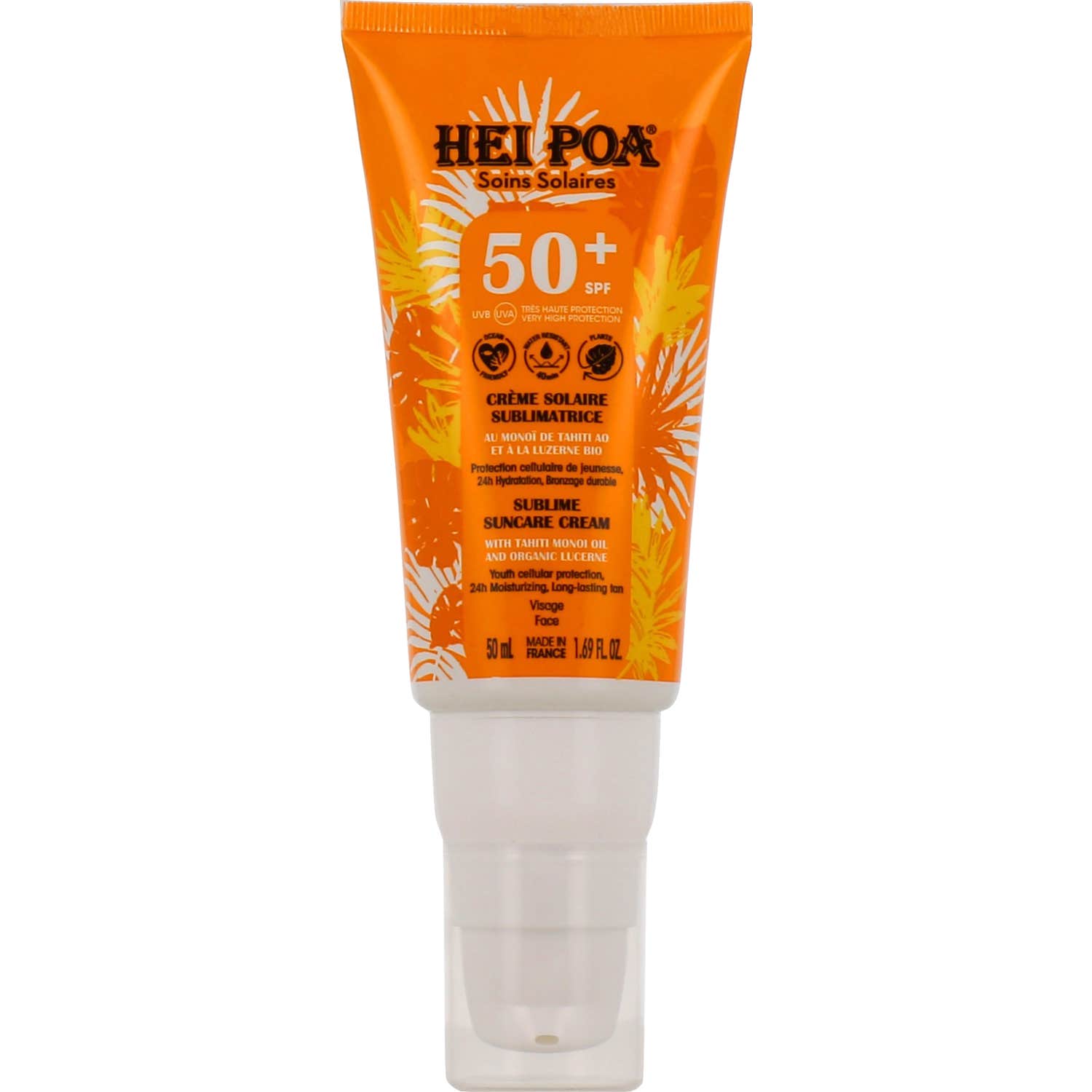 Hei Poa Crema Facial Embellecedora SPF50+ 50ml