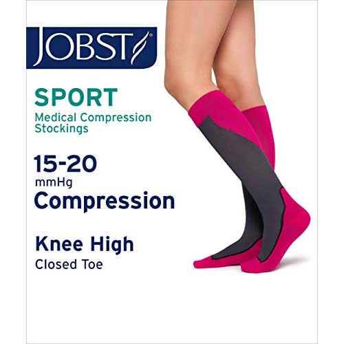 Jobst Calcetín Sport 15-20 mmHg CC1 T S Rosa 1 par