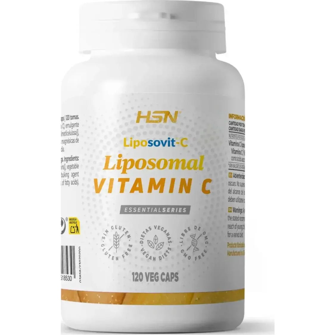 HSN Vitamina C Liposomada Liposovit® 500mg Vitamina C 120vcaps