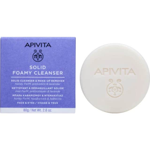 Apivita Espuma Limpeza Suave Rosto E Olhos 80 g
