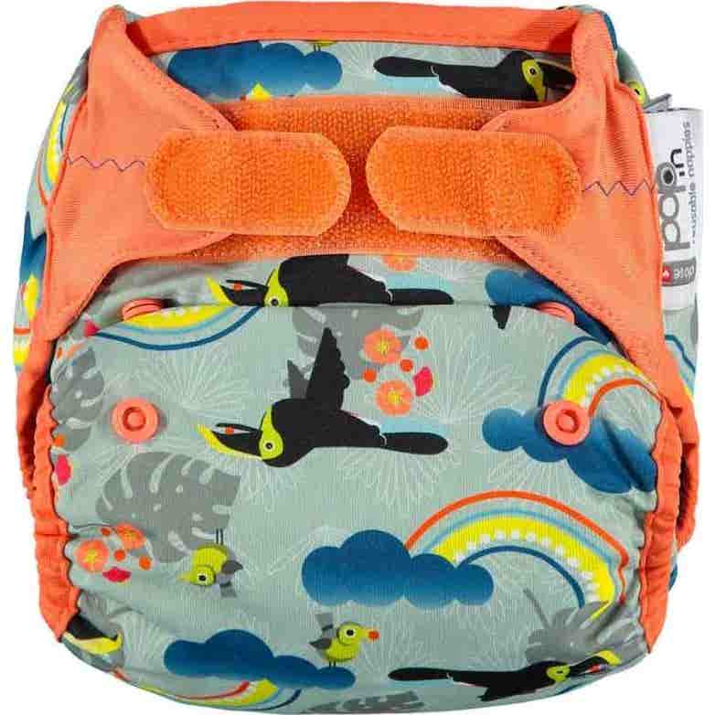 Close Pop-In Bambú Toucan Velcro Pañal 1ud