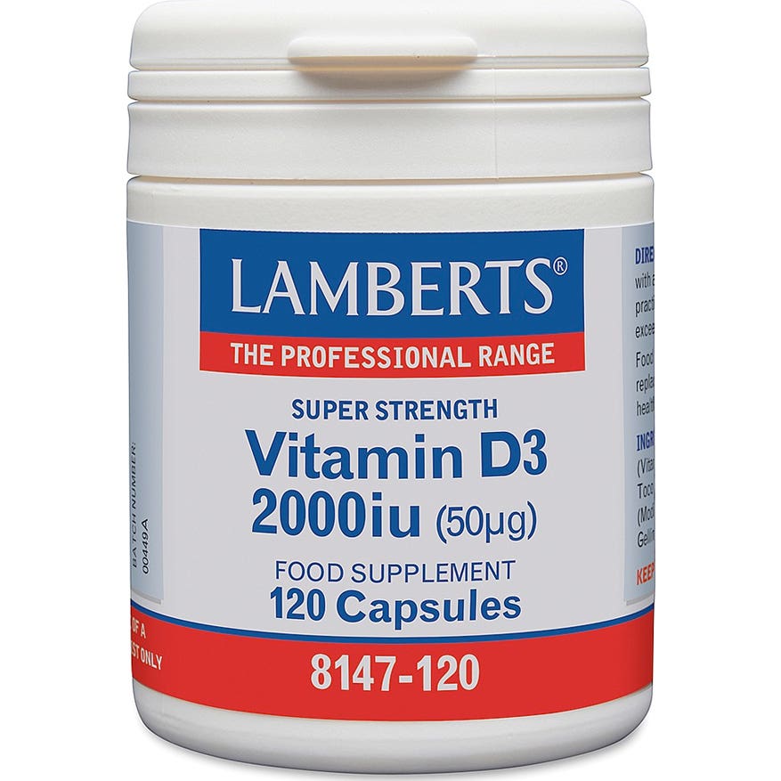 Lamberts Vit D3 2.000 Ui 120 caps
