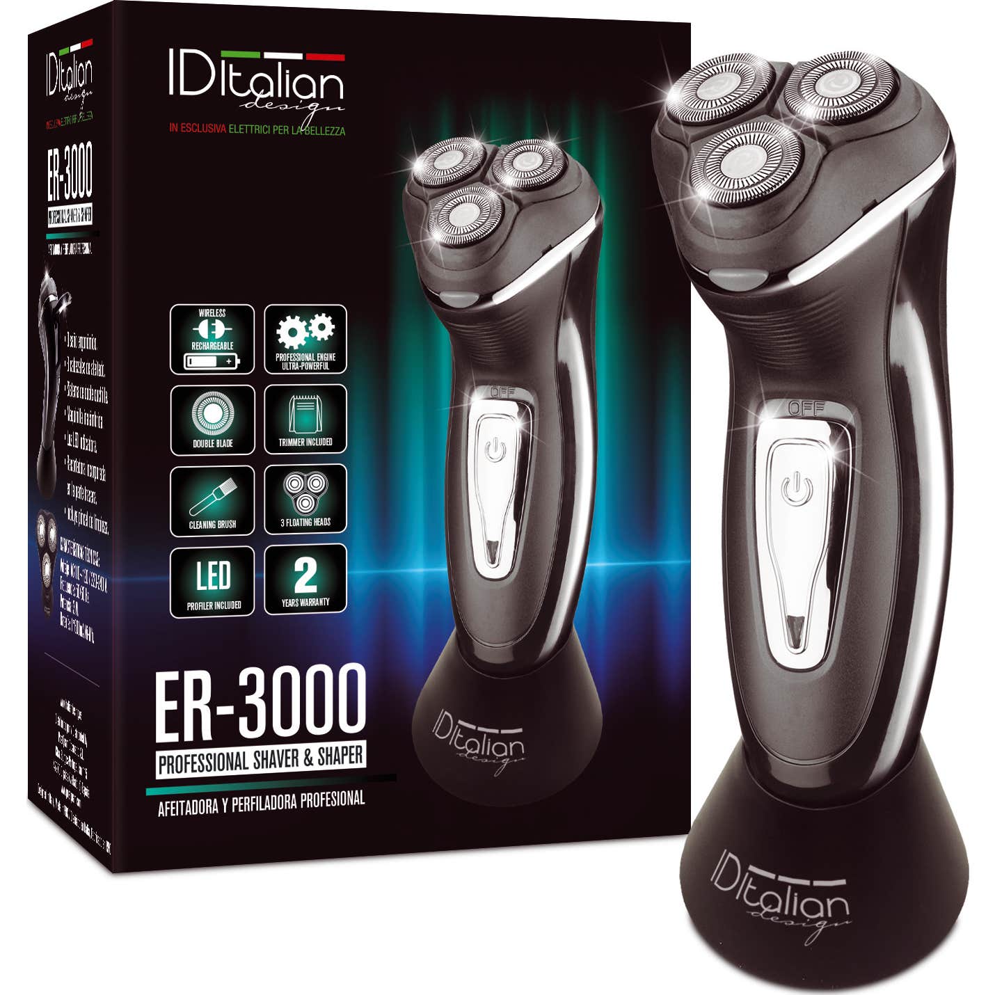Italian Design Maquinilla de Afeitar Pro-Shaver 312A