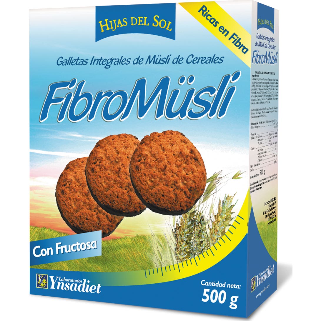 Hijas del Sol Fibromüsli Galletas Integrales de Muesli 500g