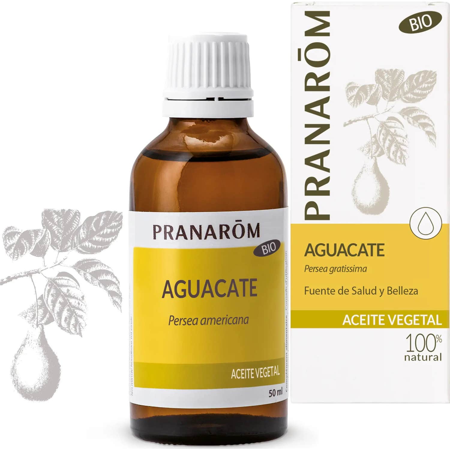 Pranarôm Aceite Vegetal de Aguacate BIO 50ml