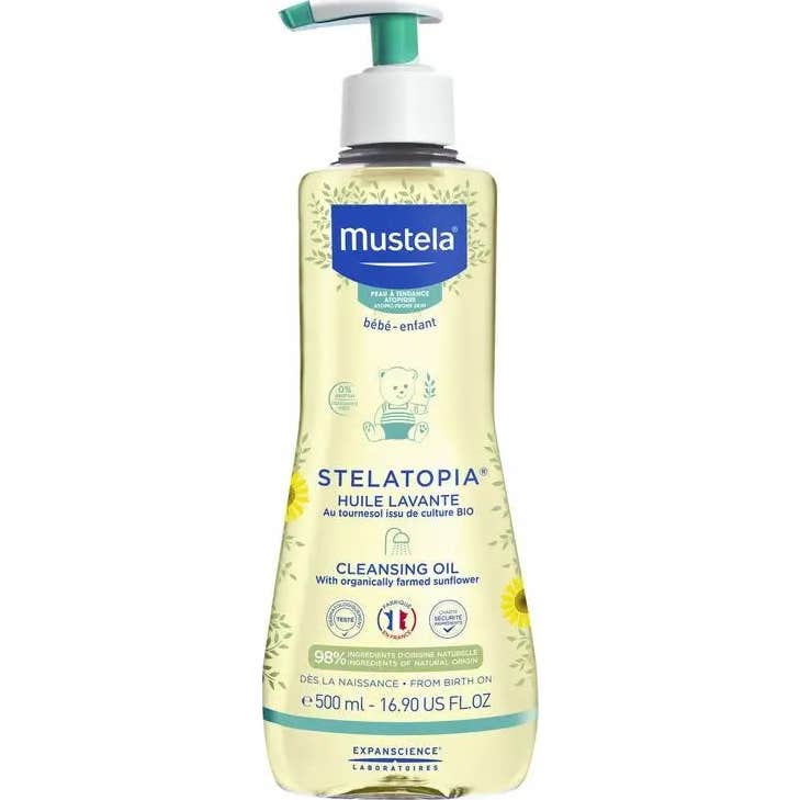 Mustela Stelatopia Aceite de Baño y Ducha con Girasol BIO 500ml