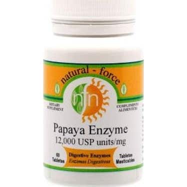 Natural Force Enzimas De Papaya 60 Comp