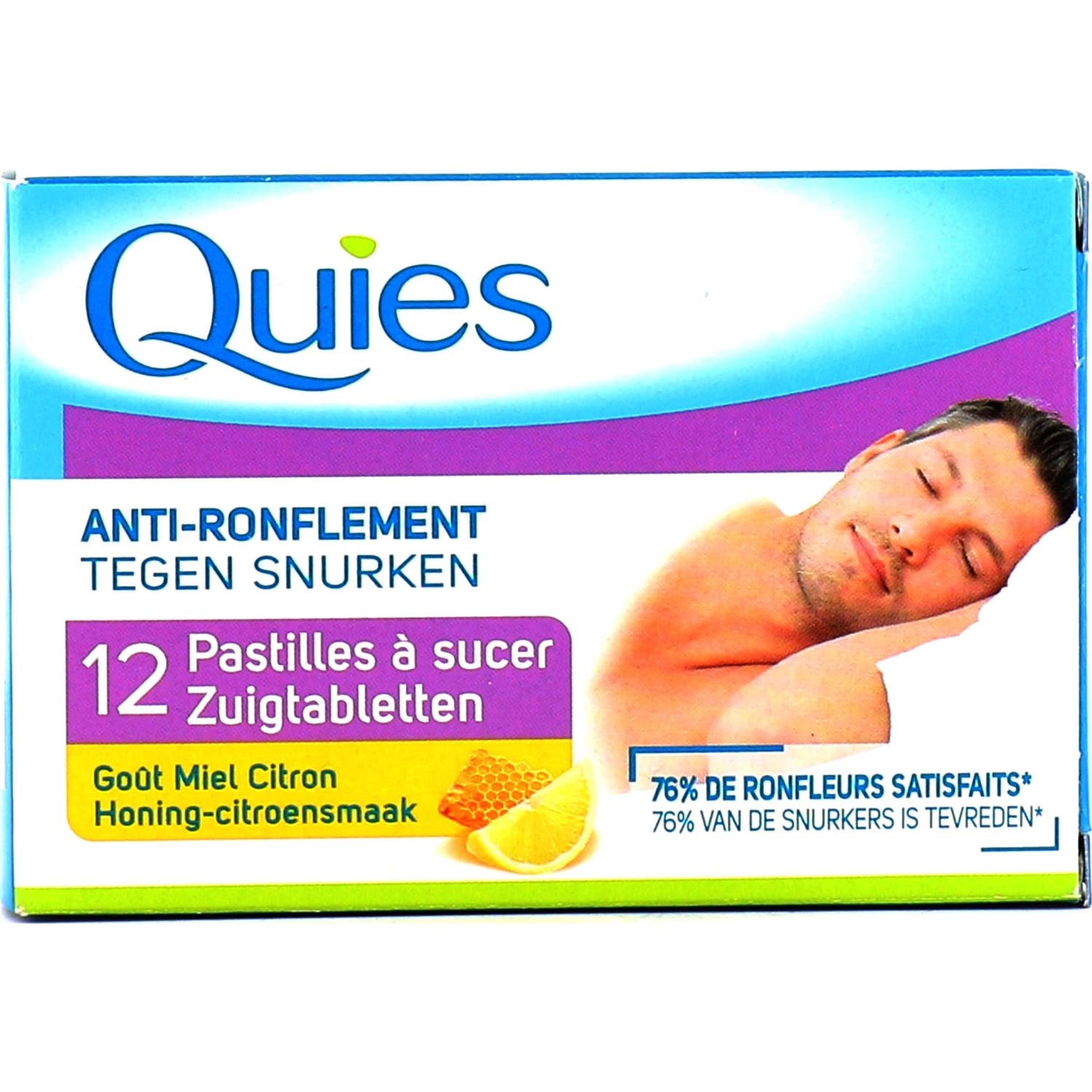Quies Pastillasmiel chupadora anti ronquidos miel de limón miel got gotas