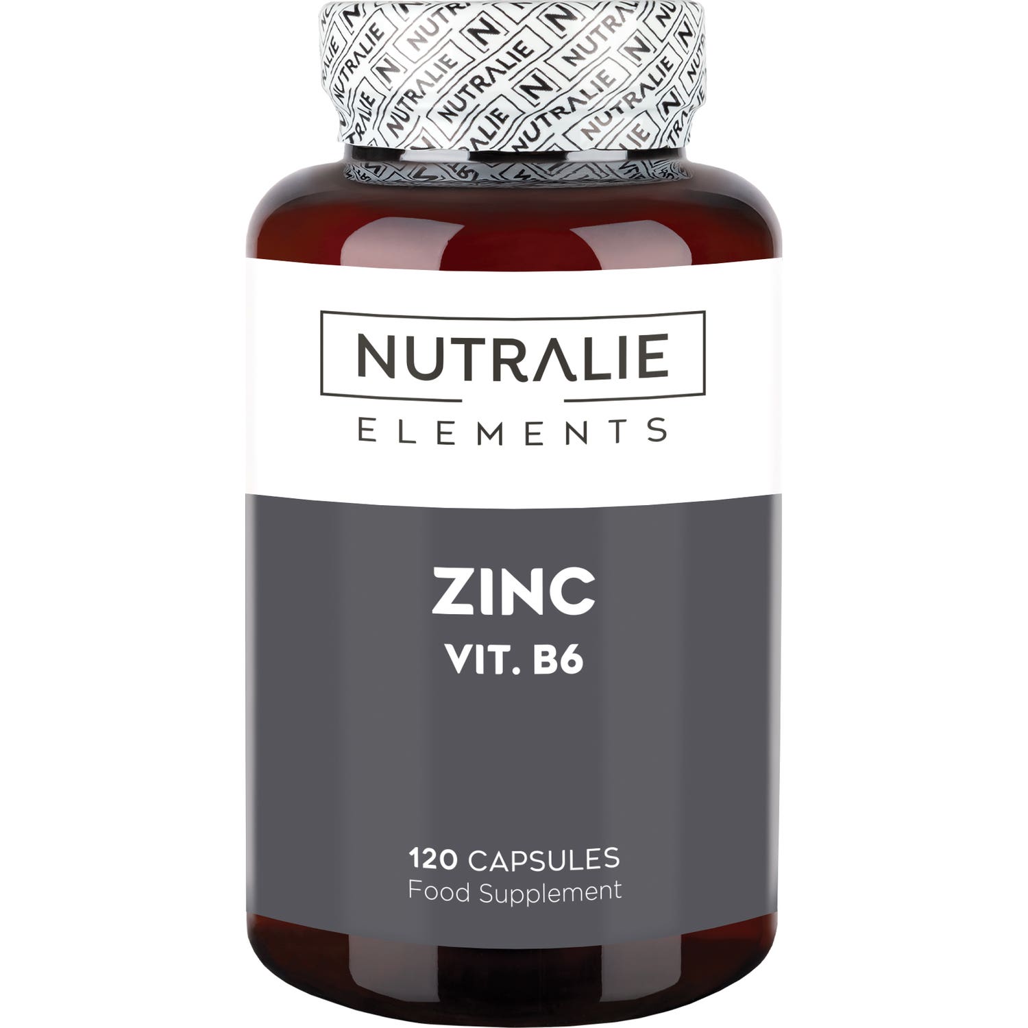 Nutralie Zinc + Vitamina B6 Acné Pelo Piel Vegano 120caps
