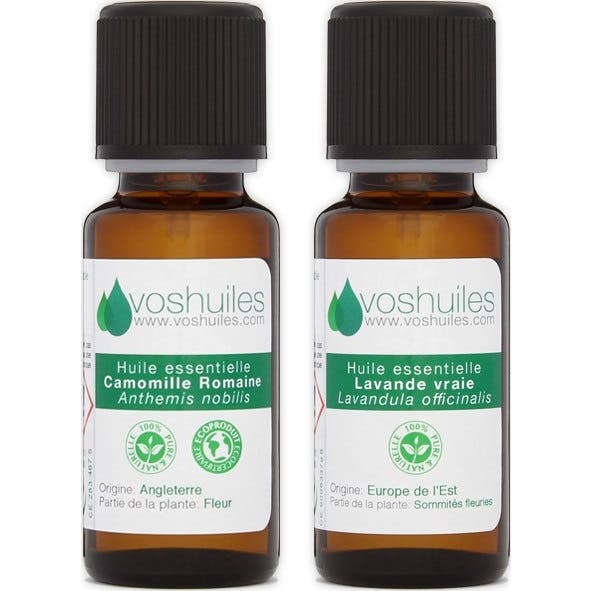 Voshuiles Mon Petit Kit Difusión Relajación Aceite Esencial 2x10ml