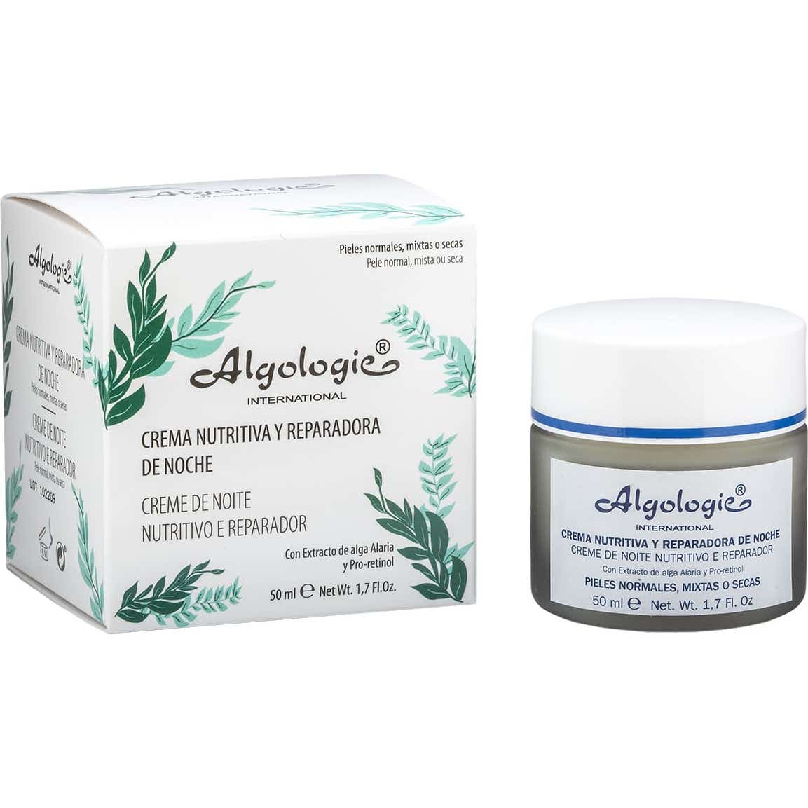 Algologie Crema Nutritiva y Regeneradora de Noche 50 ml
