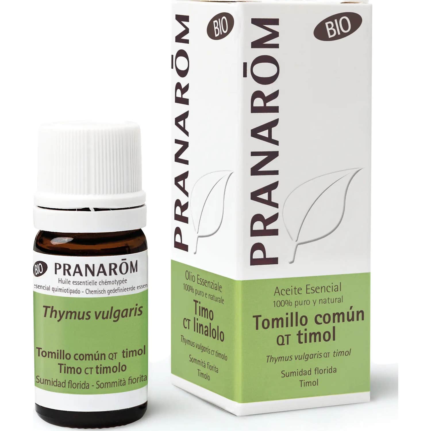 Pranarôm Aceite Esencial de Tomillo Común QT Timol BIO 5ml