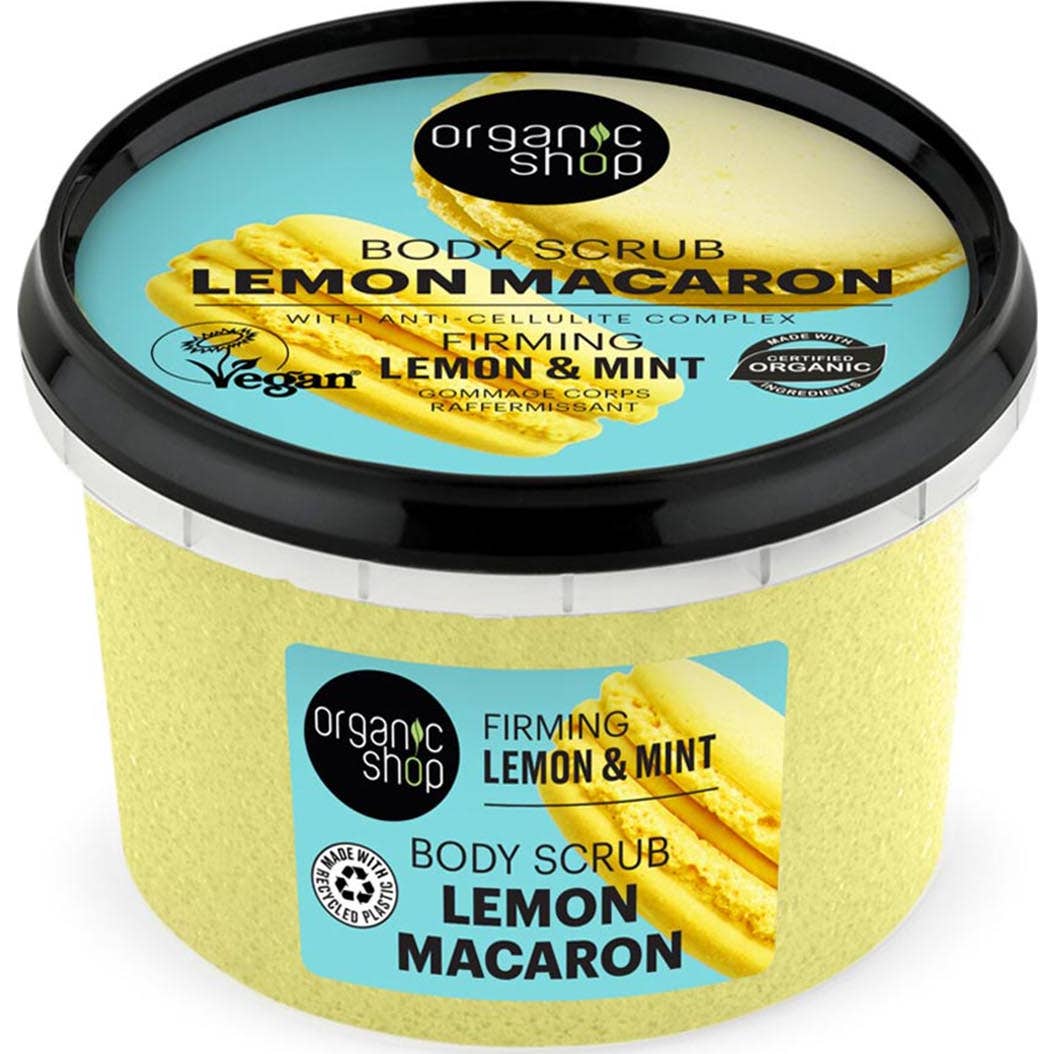 Organic Shop Firming Lemon Maracon Body Scrub 250ml