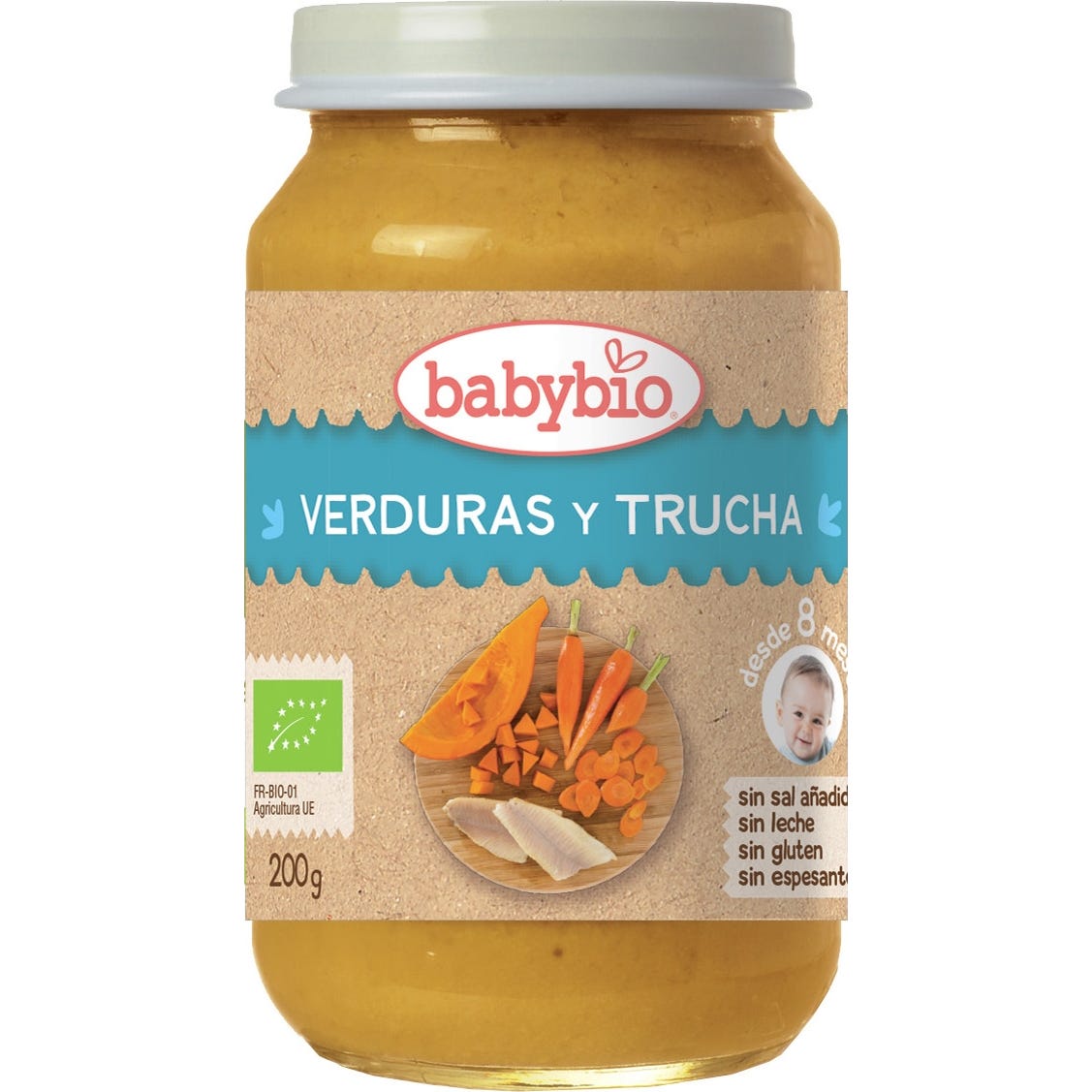 Babybio Tarrito Ecológico De Verduras Y Trucha 200g