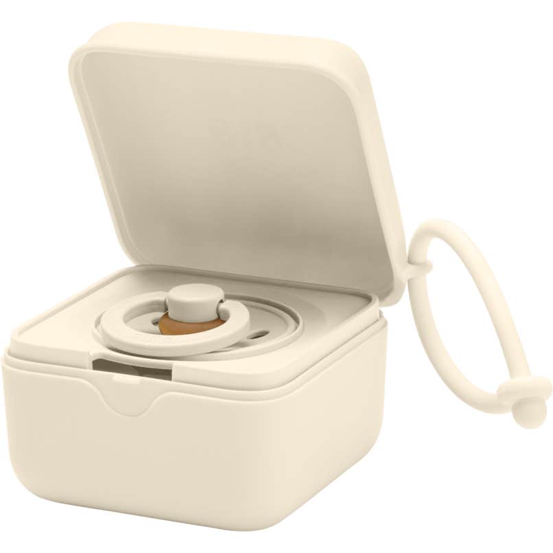 Bibs Pacifier Box Ivory 1ud