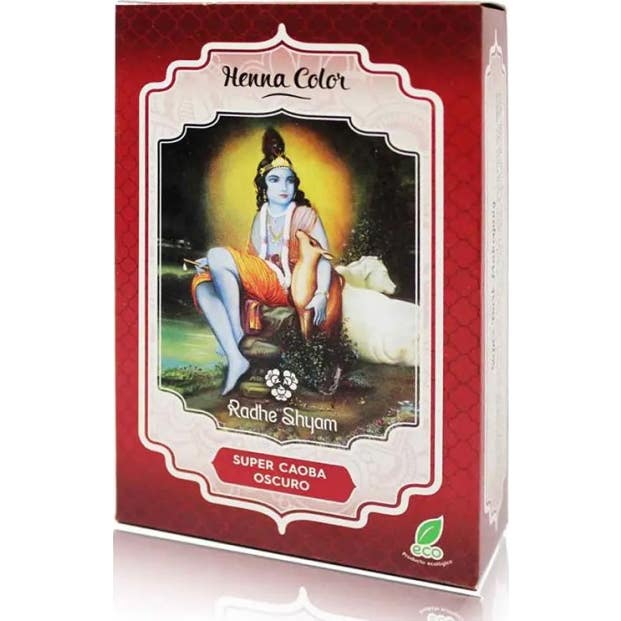Radhe Shyam Henna Supercaoba Oscuro Polvo