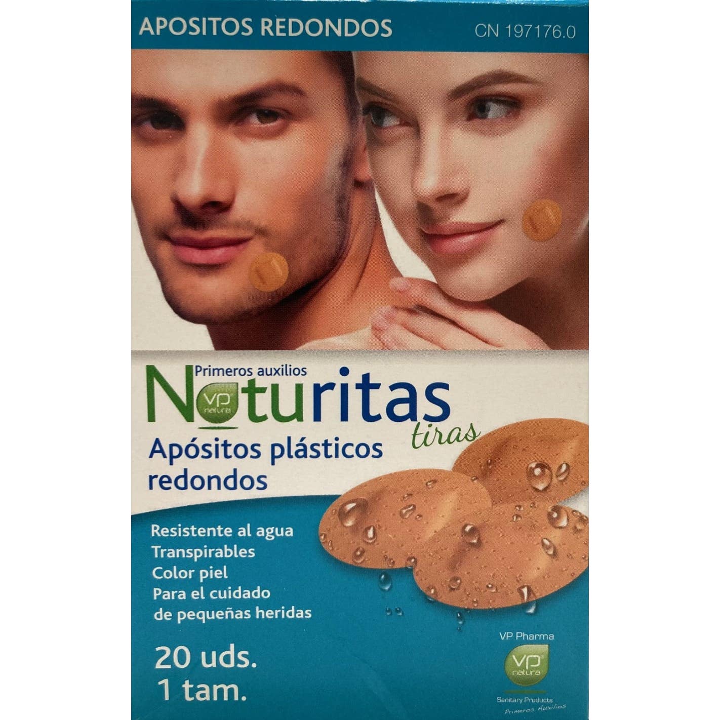 VP Natura Naturitas Tiritas Redondas 20uds